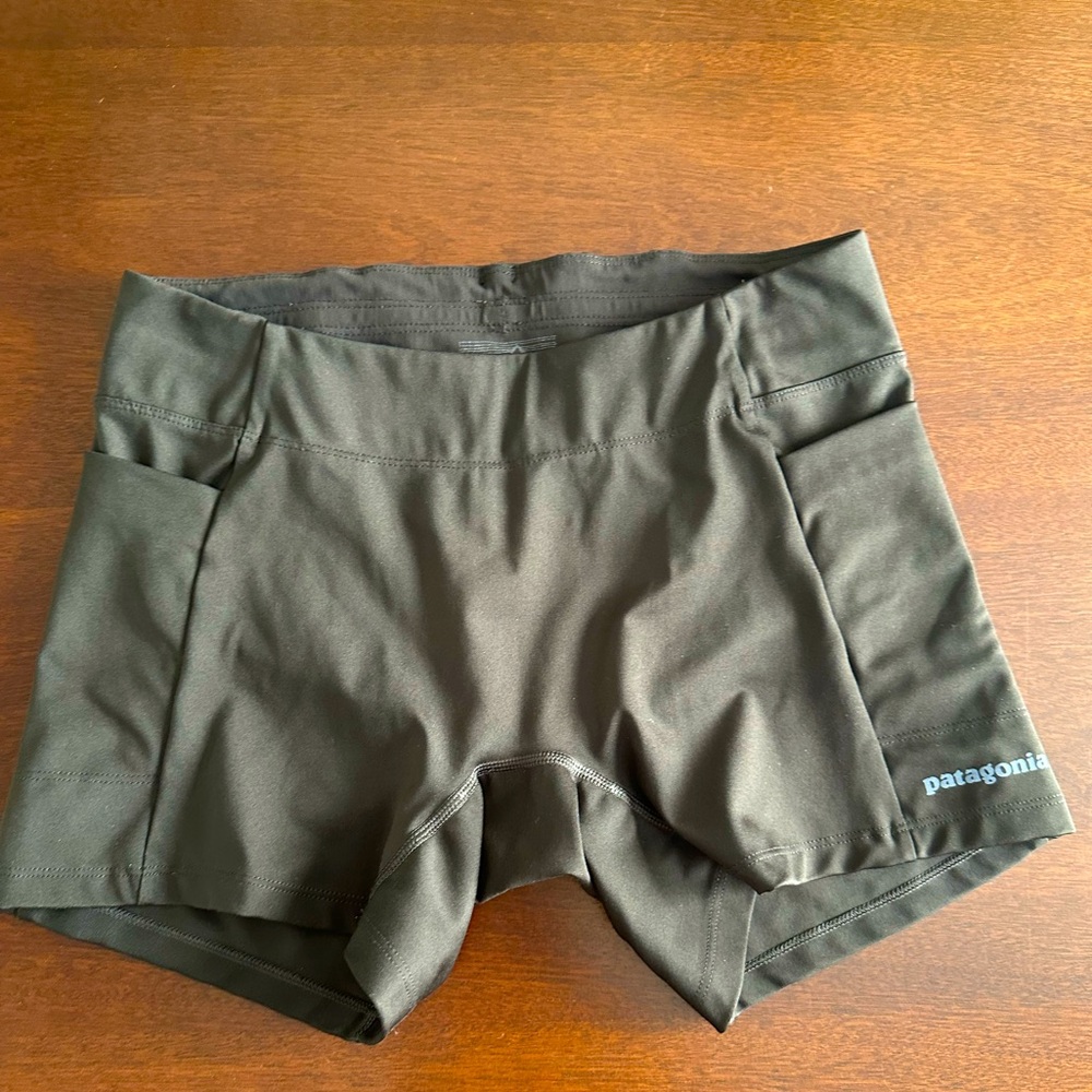 Gorpcore Patagonia Black Athletic Running Shorts Moisture-Wicking Trail Running